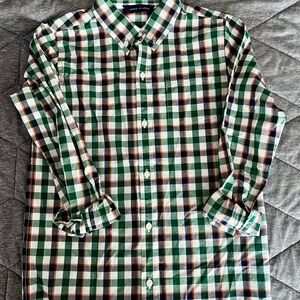 Janie and Jack Multicolor Plaid Button Down Shirt